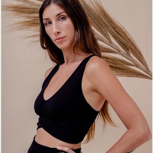 NWOT Indigo Luna Moon Top Black S